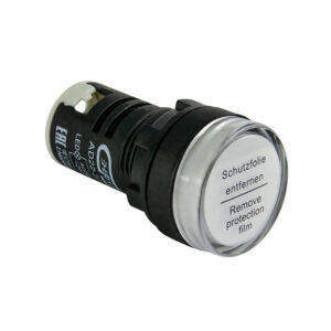 Лампа сигнальная AD22-22D d22мм белая LED 230В цилиндр ЭНЕРГИЯ