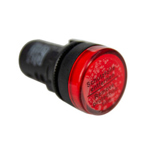 Лампа сигнальная AD22-22D d22мм красная LED 24В AC/DC цилиндр ЭНЕРГИЯ