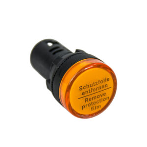 Лампа сигнальная AD22-22D d22мм желтая LED 24В AC/DC цилиндр ЭНЕРГИЯ