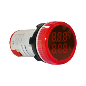 Индикатор тока и напряжения AD22-RAV AC 0-100A 50-500В красный ЭНЕРГИЯ