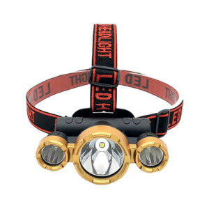 Налобный  фонарь 4в1 аккумуляторный, центральный +2 боковых LT-HR03P